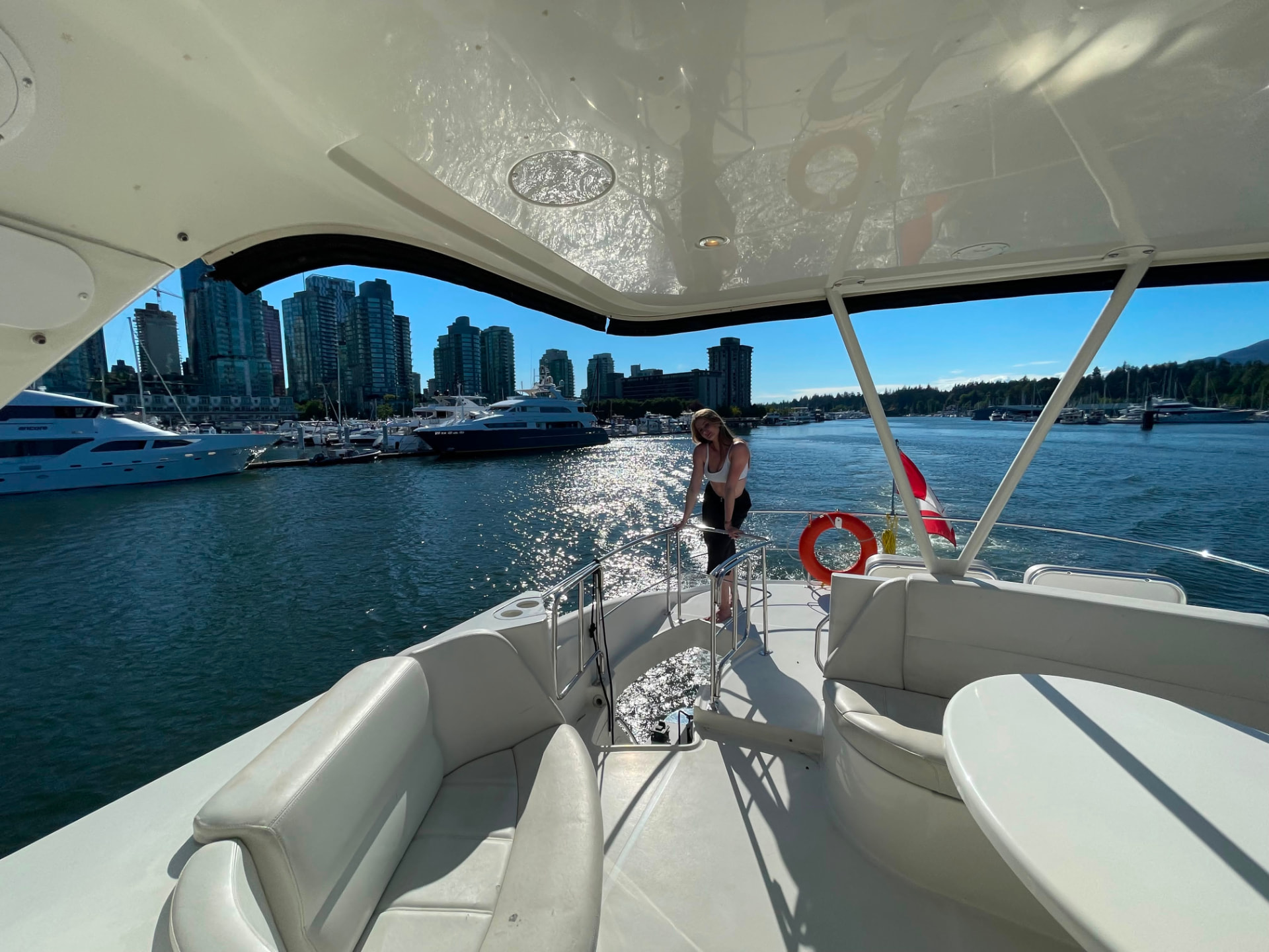 Carver Vancouver yacht rental — 67 ft luxury charter photo 7