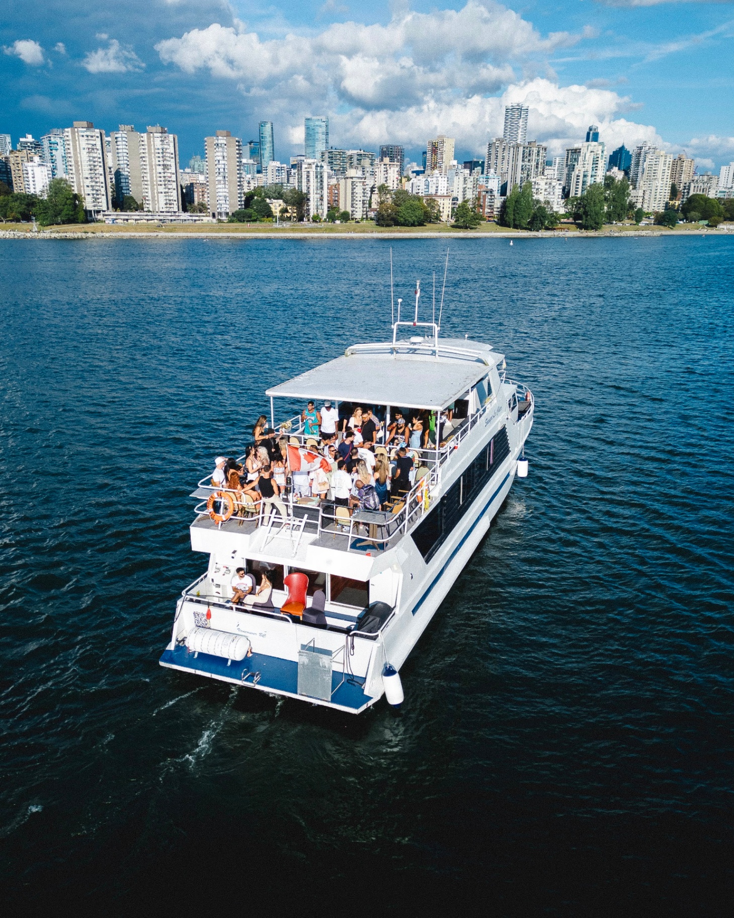 Cheer Vancouver yacht rental — 90 ft luxury charter photo 2