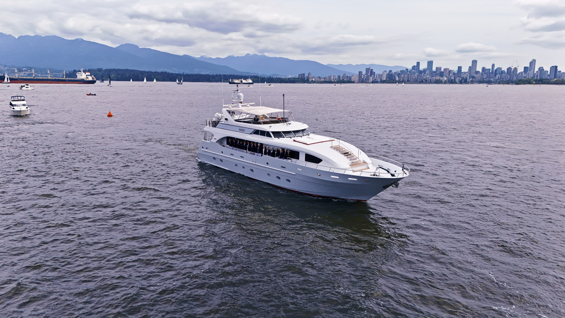 Evelyn Vancouver yacht rental — 100 ft luxury charter photo 1