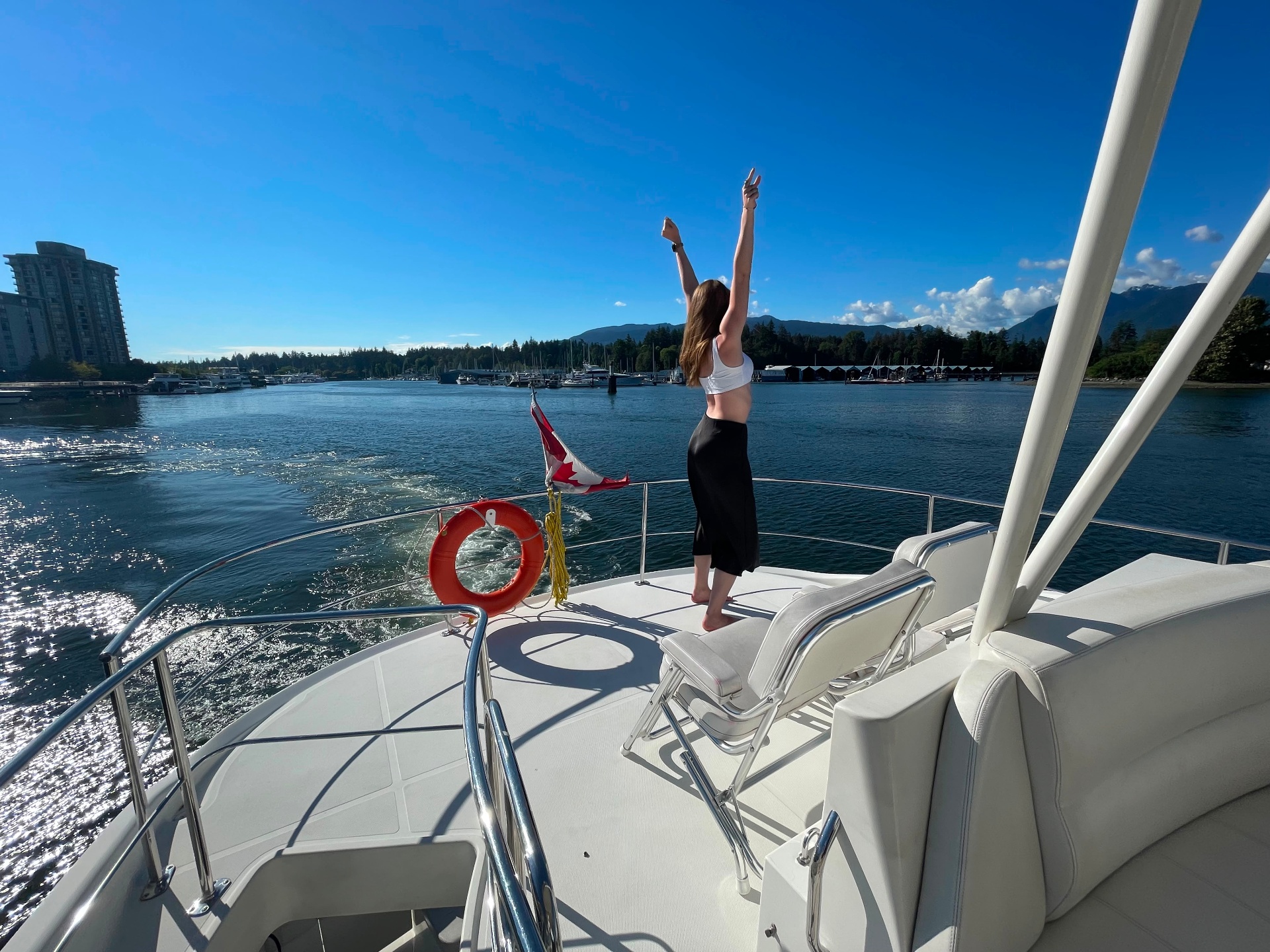 Carver Vancouver yacht rental — 67 ft luxury charter photo 4
