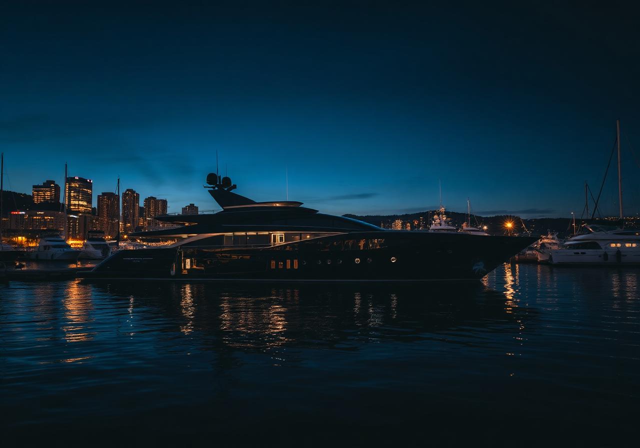 Obsidian yacht